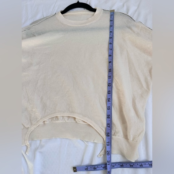 Céline Cream Wool Sweater Size M | Minimalist Luxury Knit | 100% Wool - Picture 13 of 15